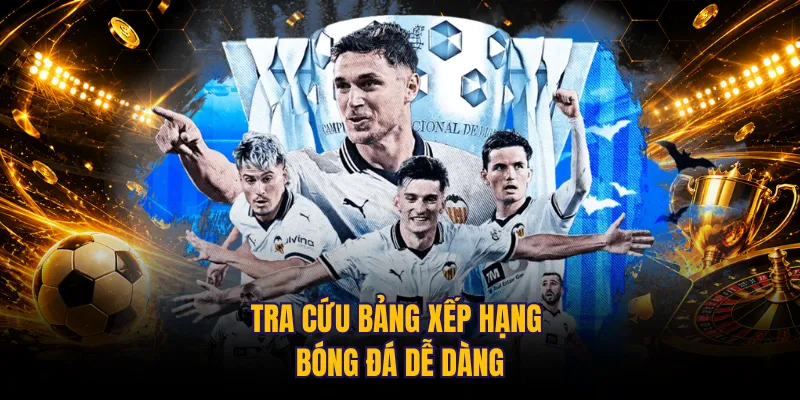 Tra cứu bảng xếp hạng bóng đá dễ dàng